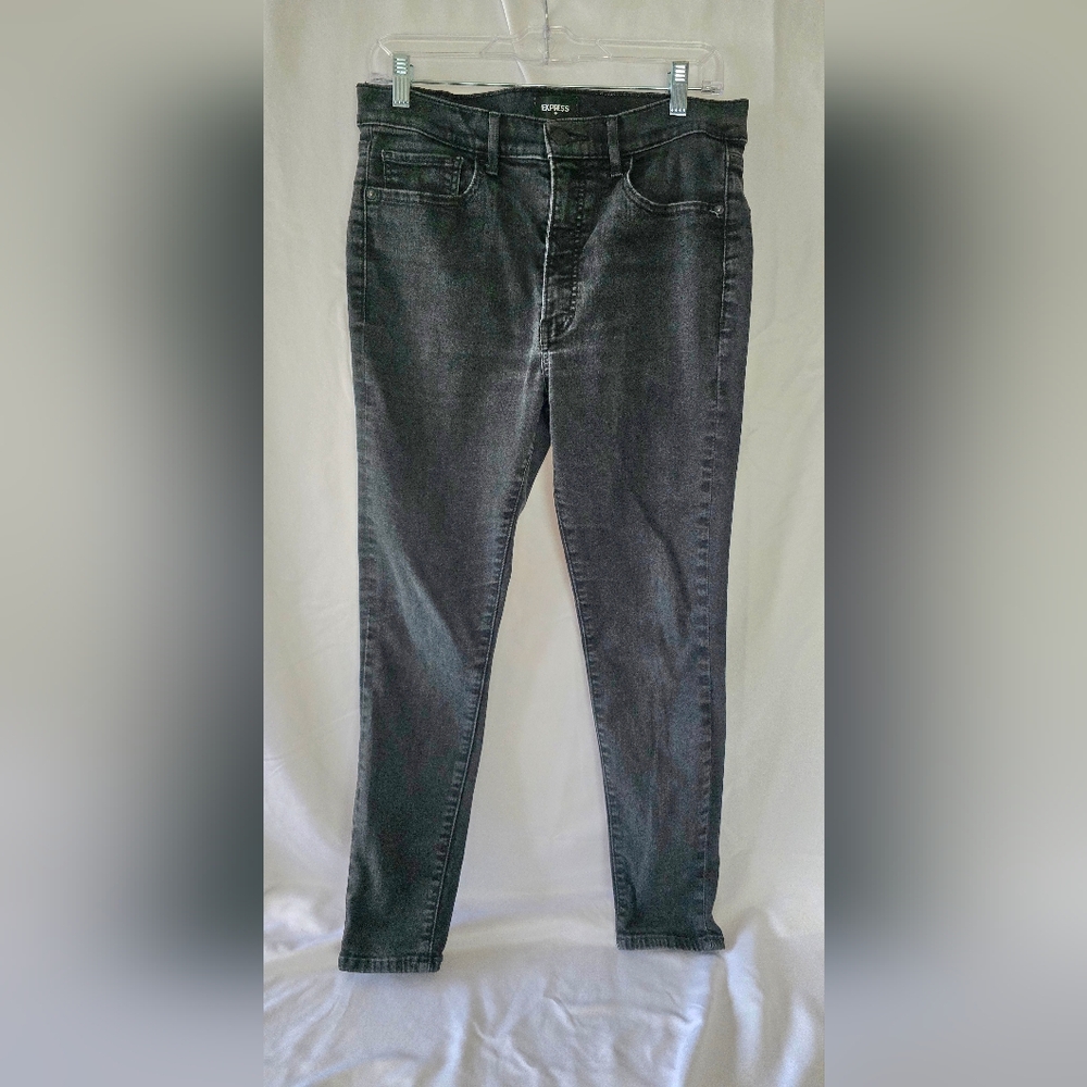 Express Charcoal Skinny Jeans